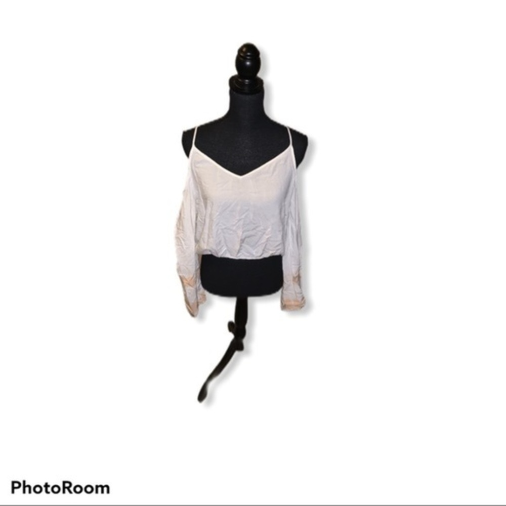 Japana spaghetti strap off shoulder top